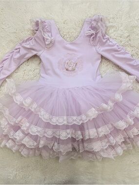 Dollcake Lilac Ruffled Tulle Ballet Dress